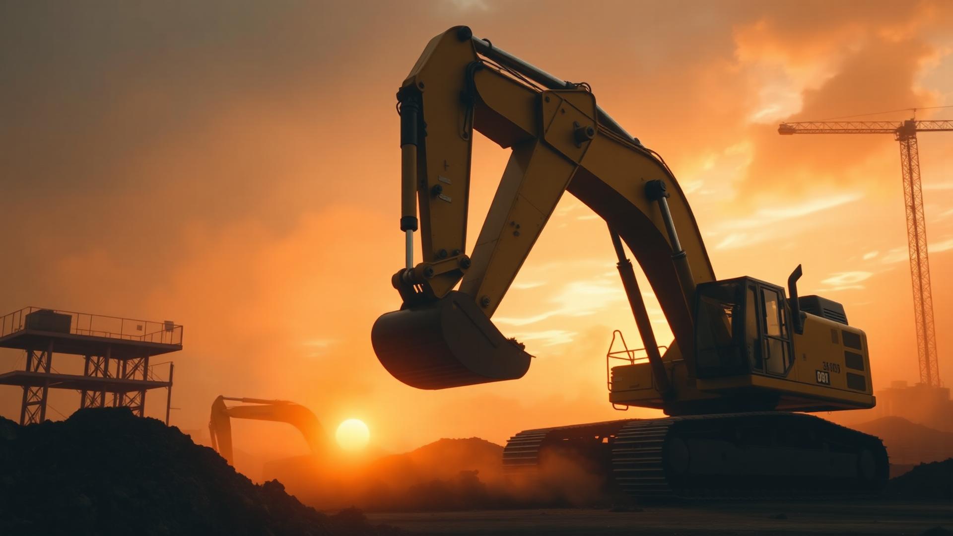 Heavy equipment lineup